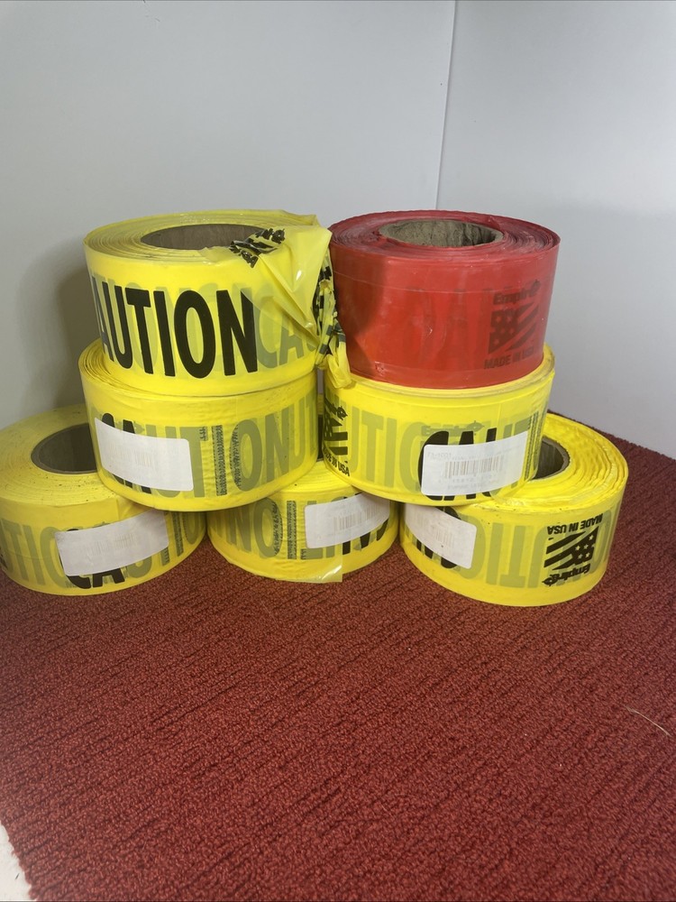 Caution Tape, plus Danger Tape, everything pictured