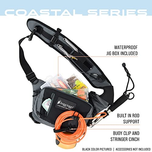 Flats Sling Pack, Easy Hands-Free Tackle Storage Bag with Built Solid Elements