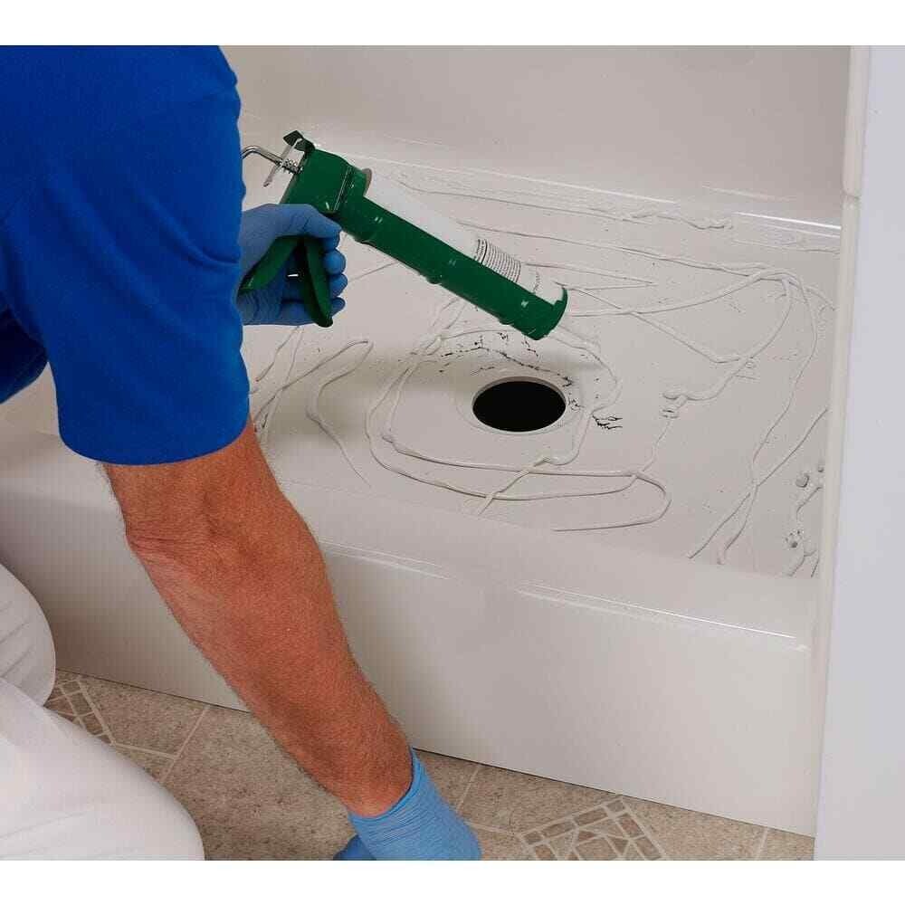 Napco NuTub Shower Bathtub Base Floor Repair Kit Inlay 22" X 40" White