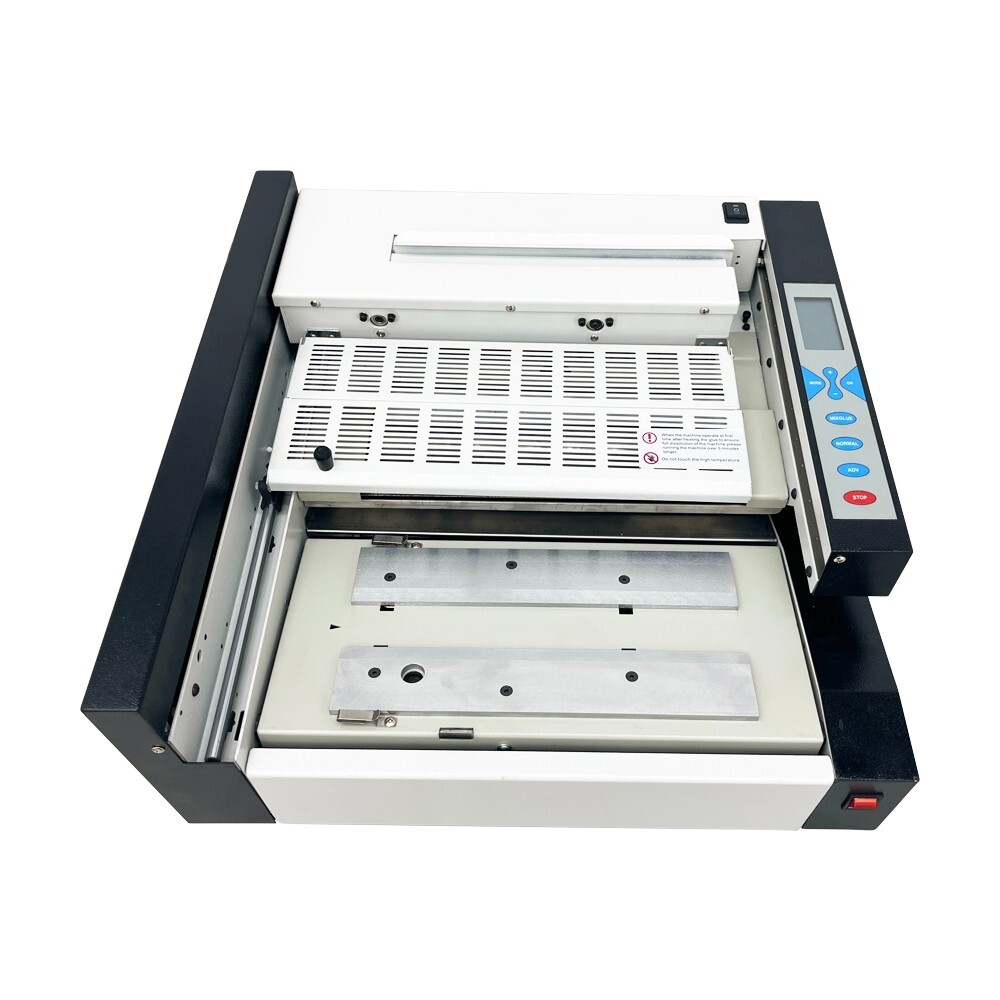 Automatic Paper Binding Machine 13.4" Book Sheet Glue Coating & Binding Machine