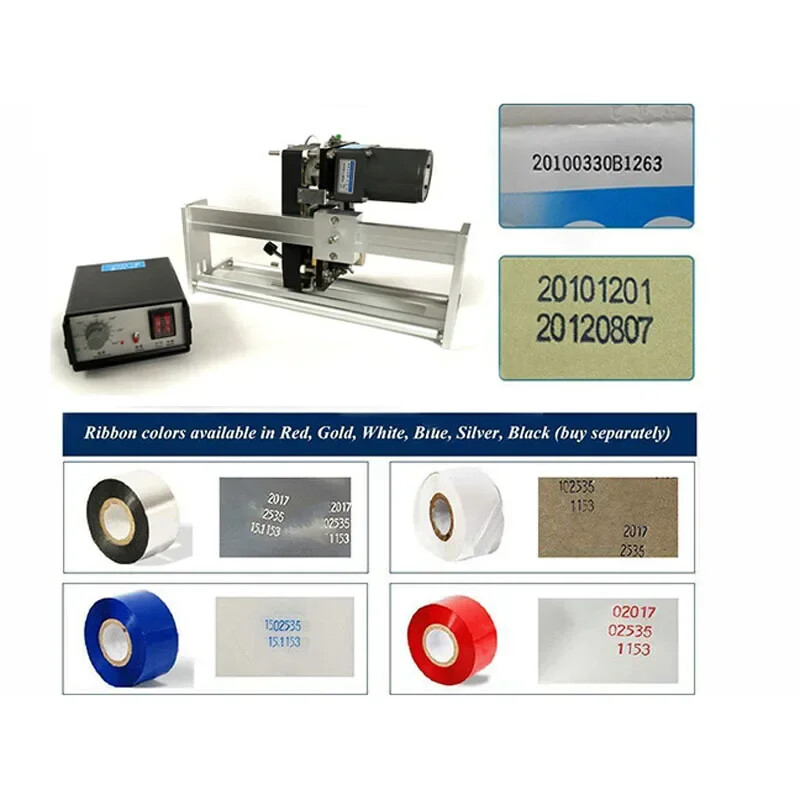 HP-241 Auto Synchronization Tracking Ribbon Thermal Coding Machine with Frame