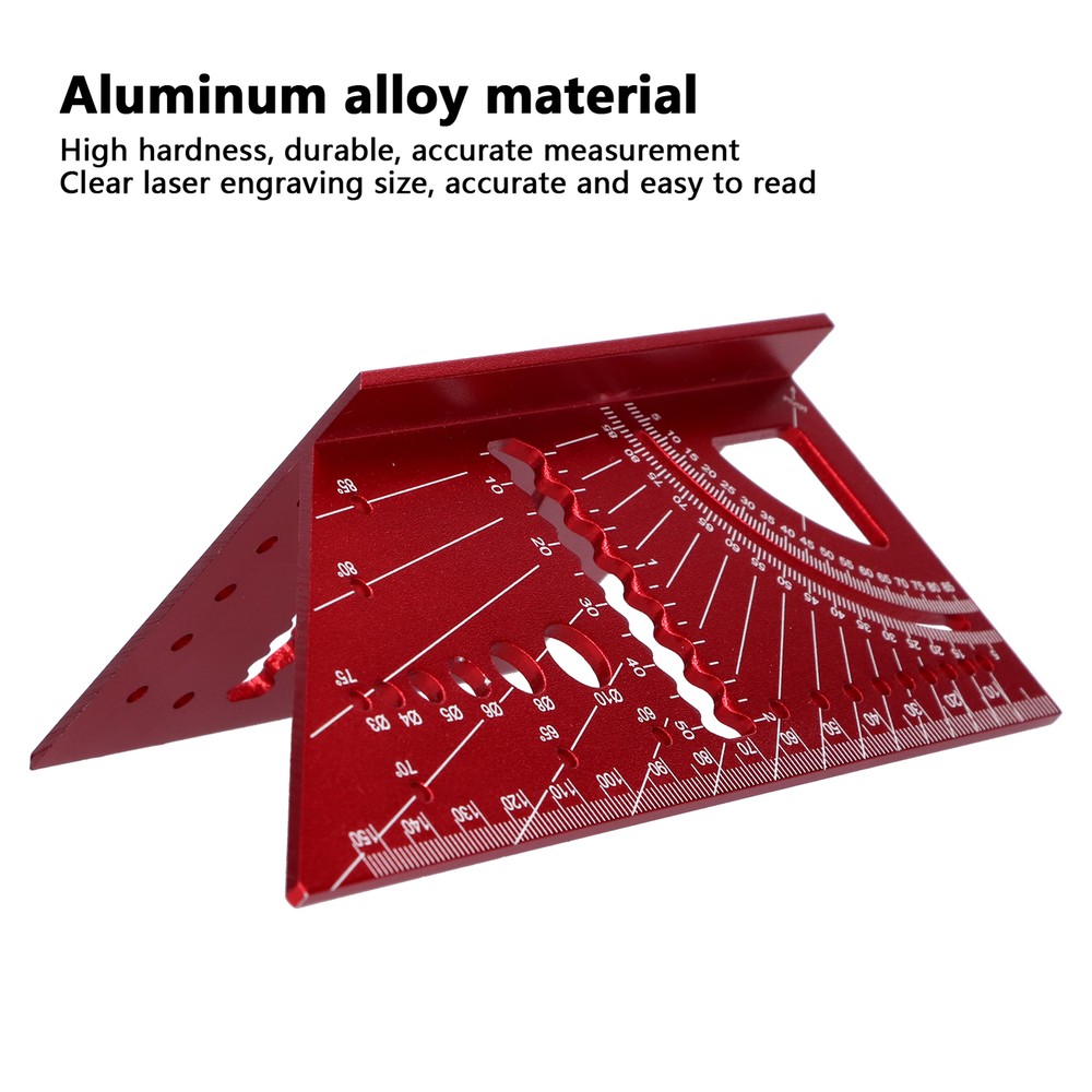 3D Mitre Angle Measuring Tool Square Size Measure Ruler Multifunctional