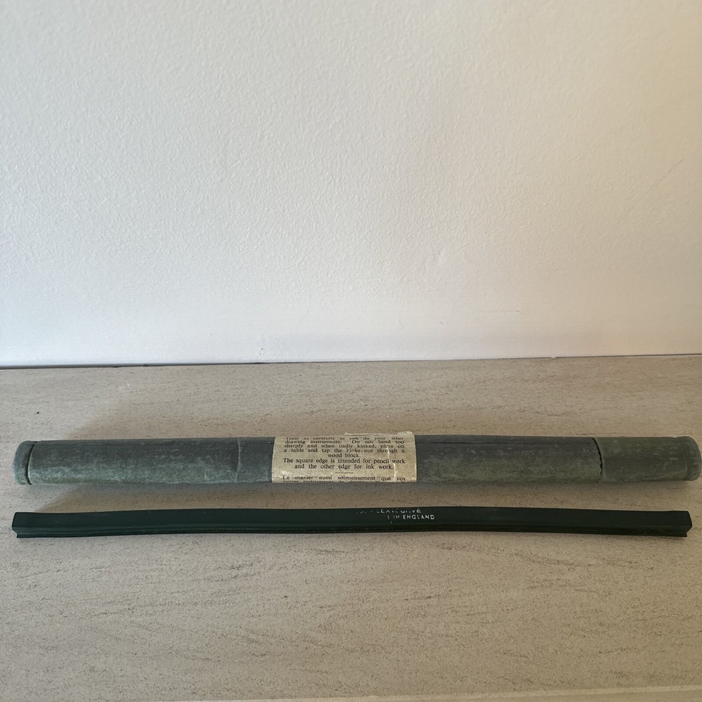 Vintage Flexicurve Ruler With Case