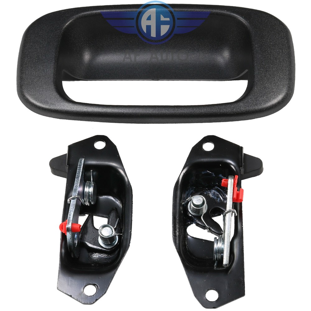 Tailgate Handle Hinge Latch Striker Cable Kit For 99-07 Silverado Sierra