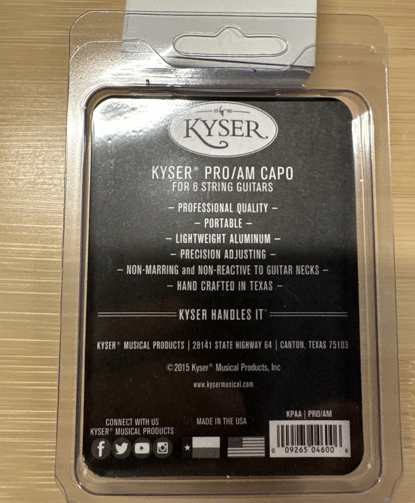 Kyser Gapo Quick Change - Acoustic Guitar