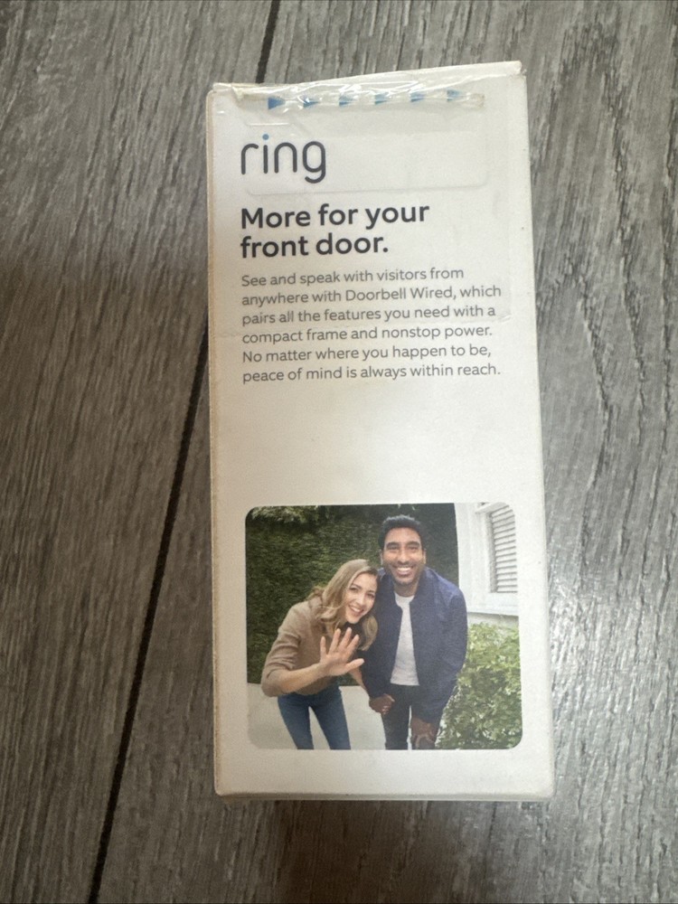 OPEN BOX - Ring Video Doorbell Wired - Black