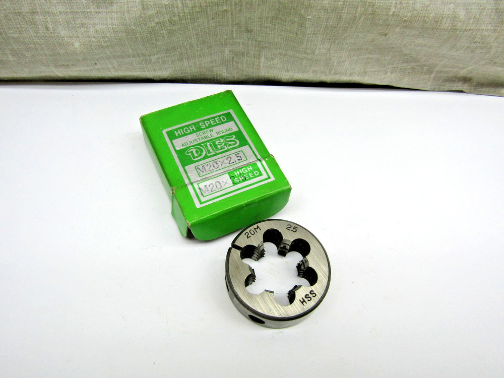 M20 x 2.5 Split Screw Adjustable HSS Threading Die