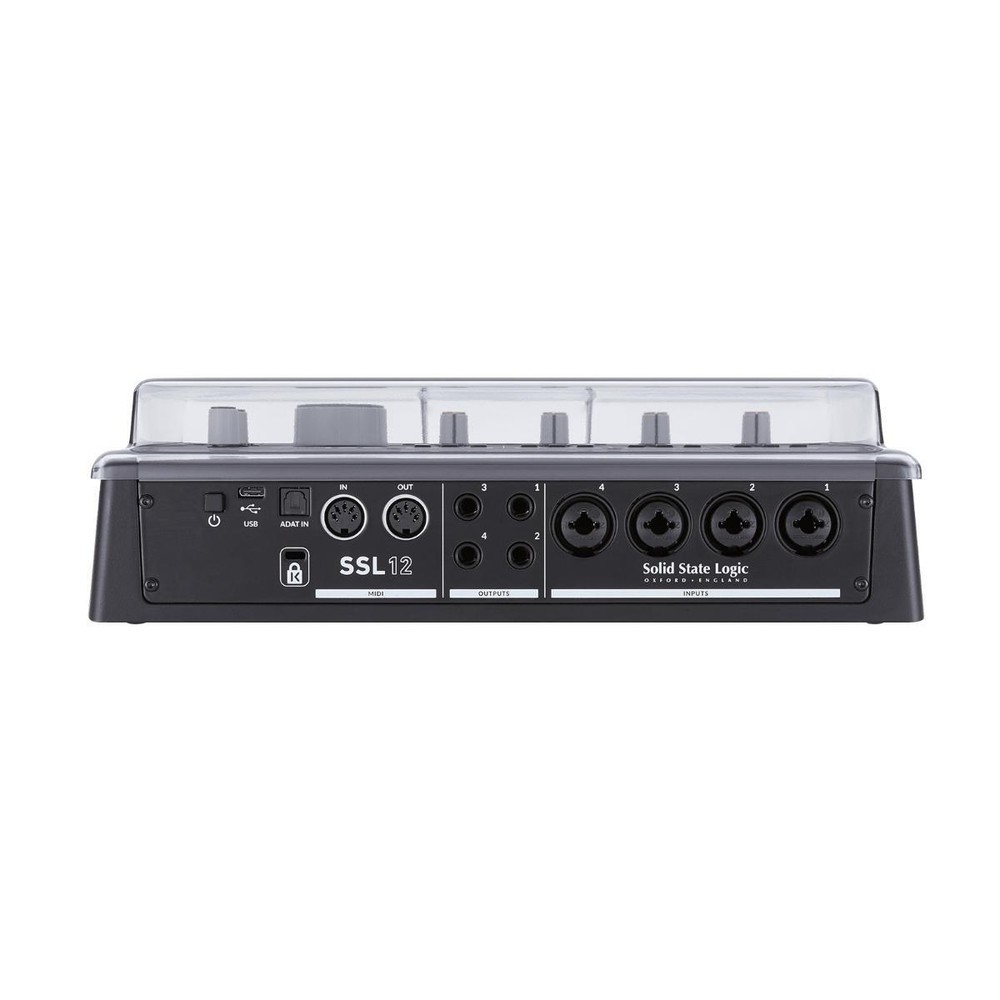 Decksaver DS-PC-SSL12 Cover to fit Solid State Logic SSL 12 USB Interface idjnow