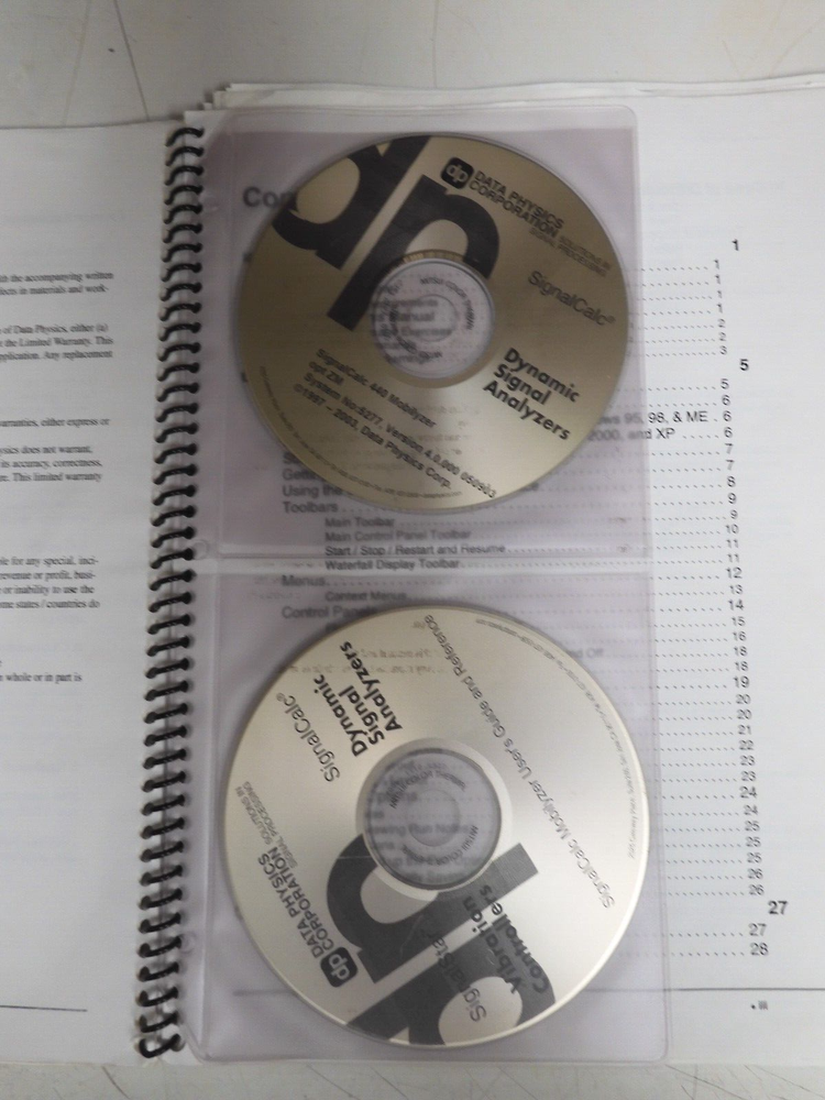 Data Physics SignalCalc Mobilyzer Dyanmics Signal Analyzer & accessories - PS34