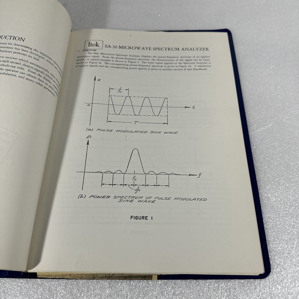 Applied Dynamics Model SA25 Microwave Spectrum Analyzer Operation Manual