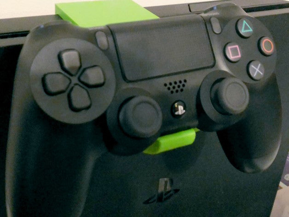 Sony PS4 Slim DualShock 4 Controller Snap-On Clip Mount Holder Console Hanger