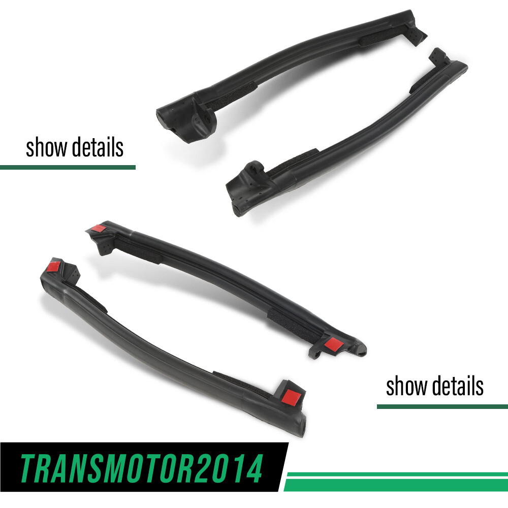 Fit For 1997-2004 Chevy Corvette Targa Top Mounted Side Weatherstrip Seal Pair