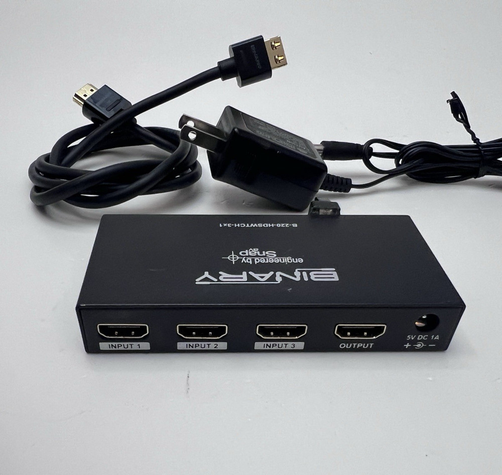 BINARY B-220-HDSWTCH-3x1 HDMI, HDMI Switcher