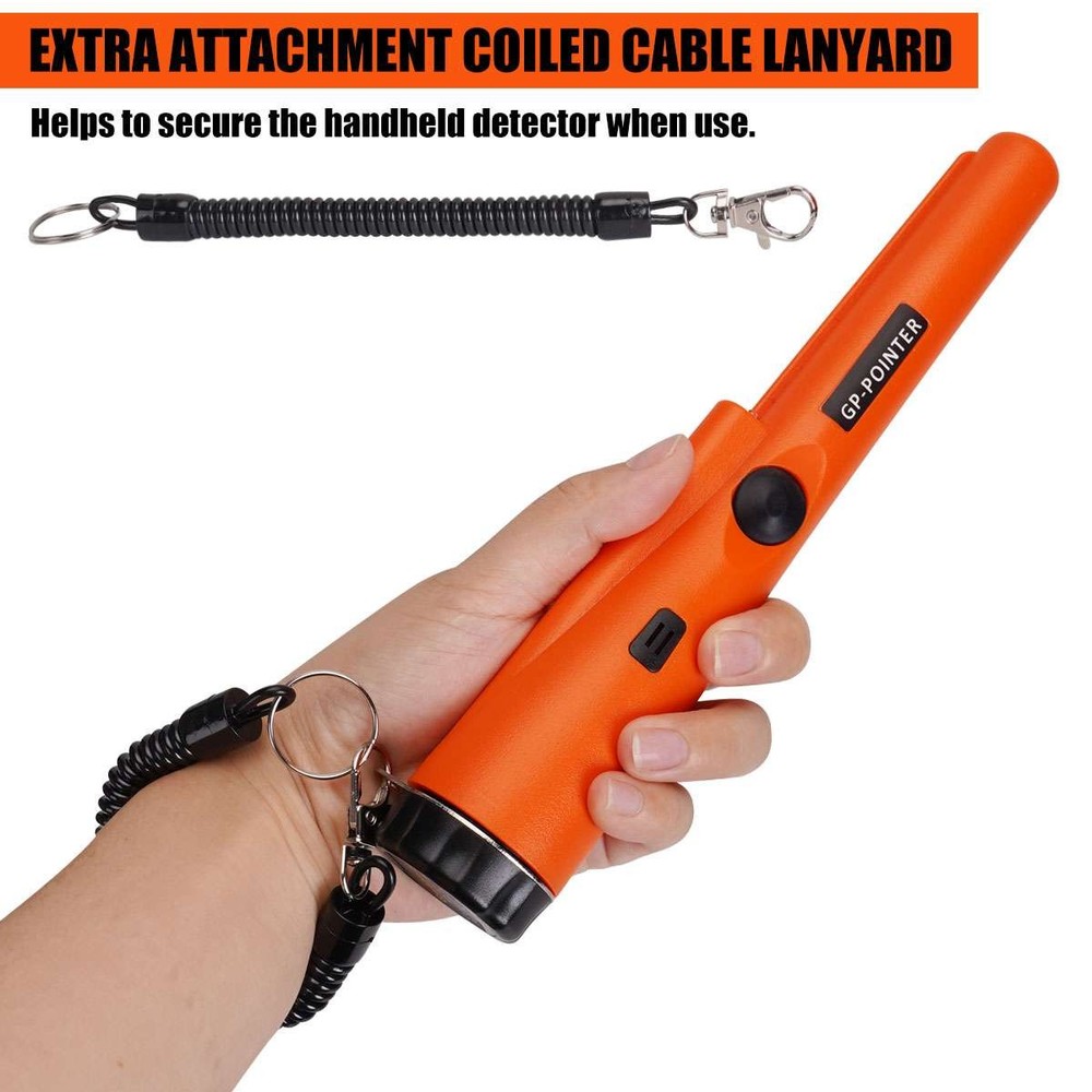 Metal Detector HandHeld Pro Pinpointer Pointer Probe Waterproof Sensitive Tester