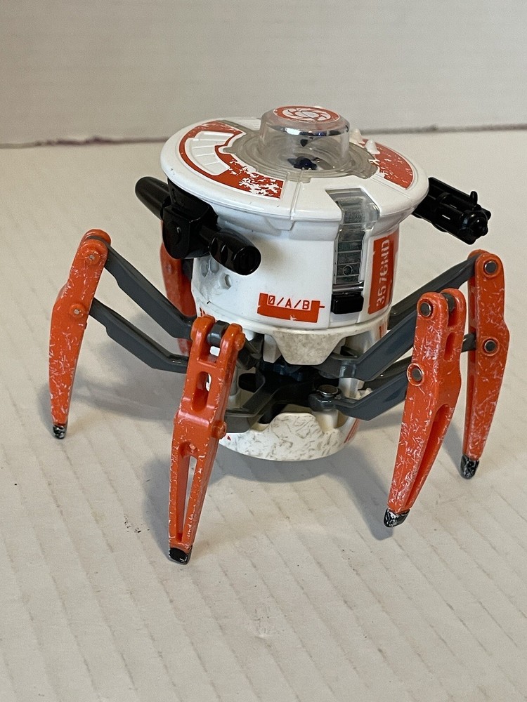 Hexbug Battlebots Spider Bot White Orange No Remote Untested
