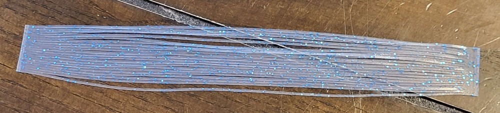 Custom Clear/Blue Flake Tabs 100 pack