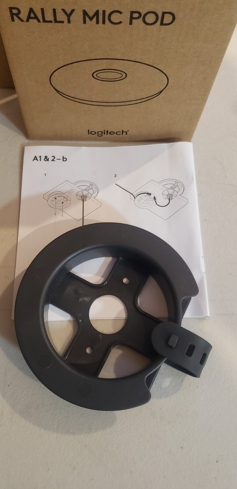 Logitech Rally Mic Pod Mount Wire Management