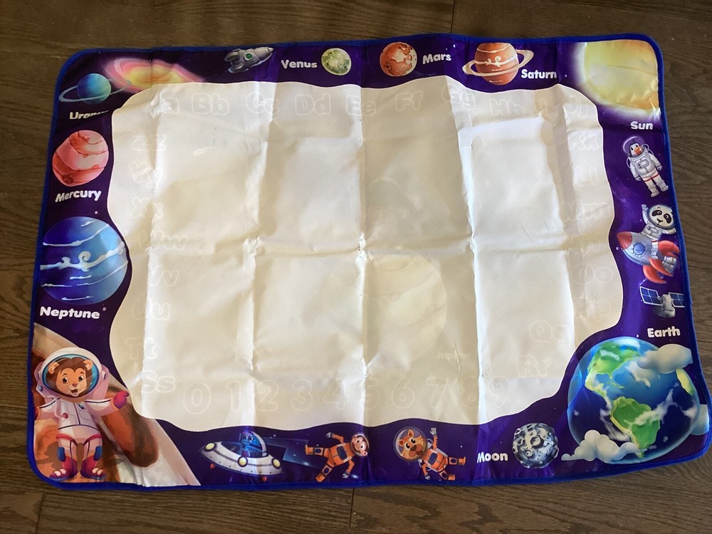 Magic Painter Water Doodle Mat With Backpack Preowned
