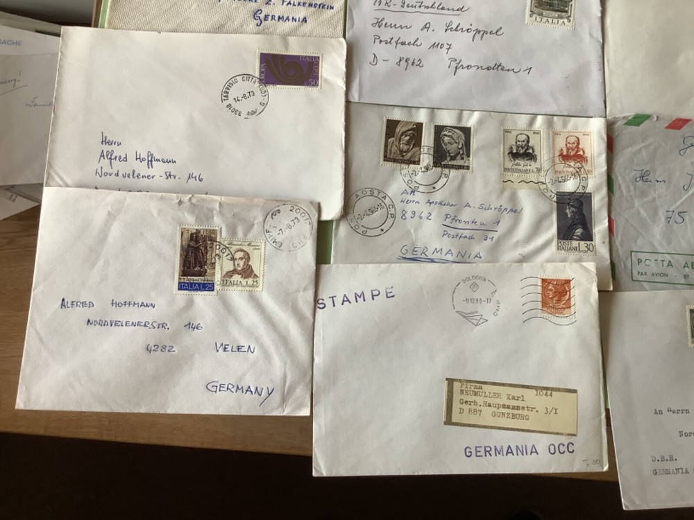 Italy collection postal covers 16 items Ref A2033