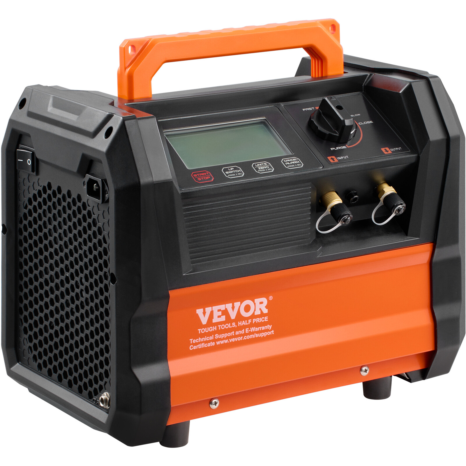 VEVOR Refrigerant Recovery Machine 1 HP Dual Cylinder Brushless Portable AC