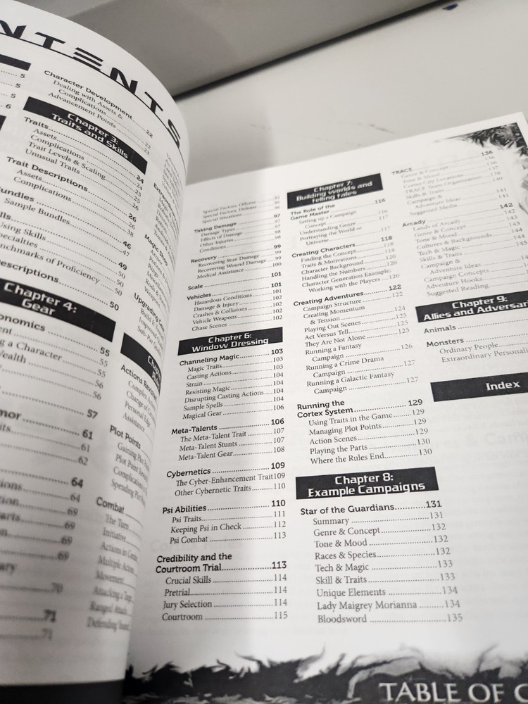 Cortex System Role Playing Game Jamie Chambers