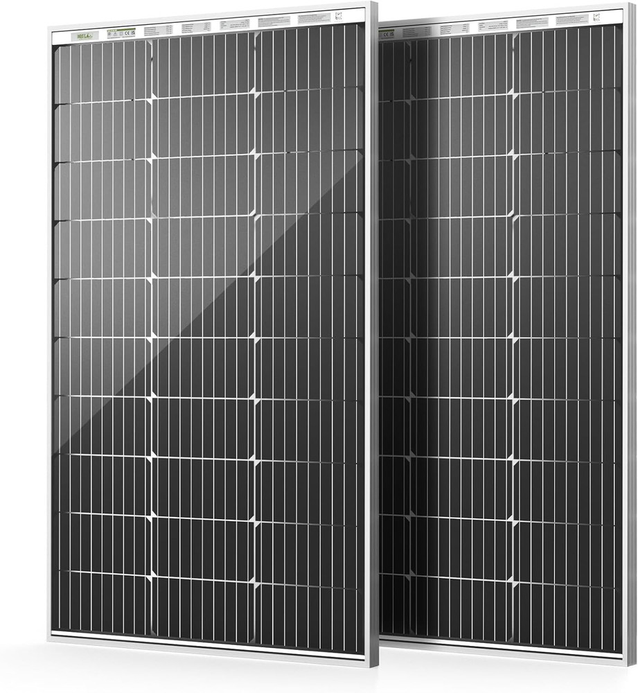 -100W 12V Monocrystalline Solar Panel, High Efficiency Module PV Power for Batte