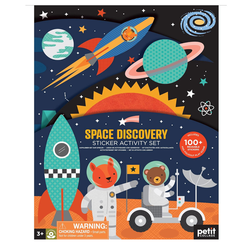Petit Collage Space Discovery Sticker Activity Set