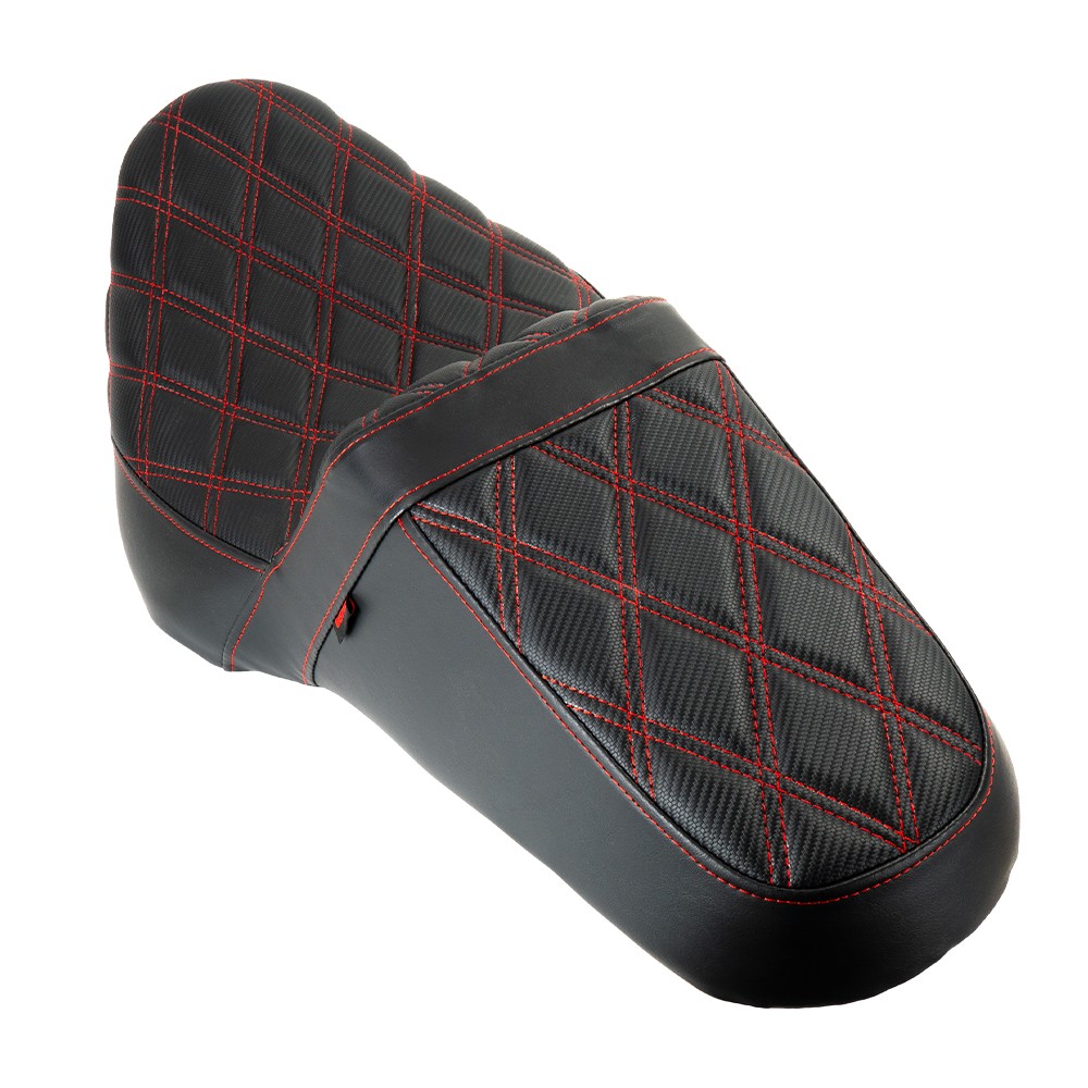 Red Diamond Seat Gel 1-Piece For Harley Electra / Road Glide 1997-2007 Thicker