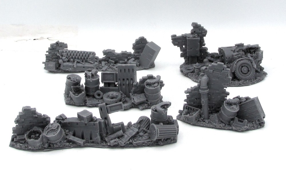 Bantam Alley Scenery I Core Box (Unpainted) Post-Apocalyptic Terrain StudioLevel