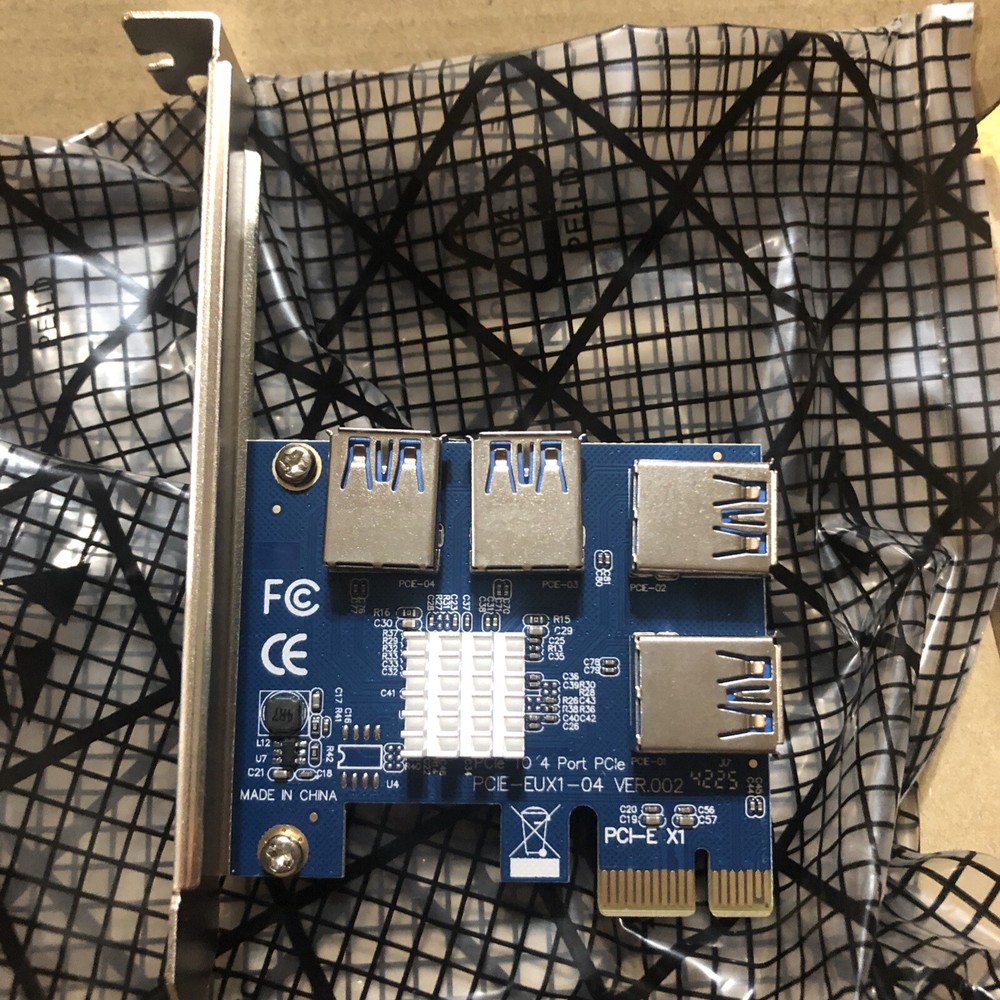 PCI Express Multiplier Card ETH Adapter for Bitcoin Mining Riser Card
