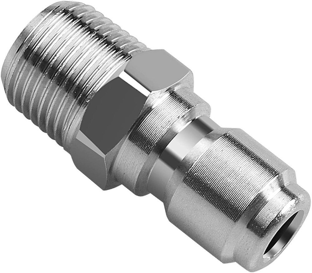 3/8’’ Male Thread Fitting Pressure Washer Adapter Set, Quick Connect Kit 5000PSI