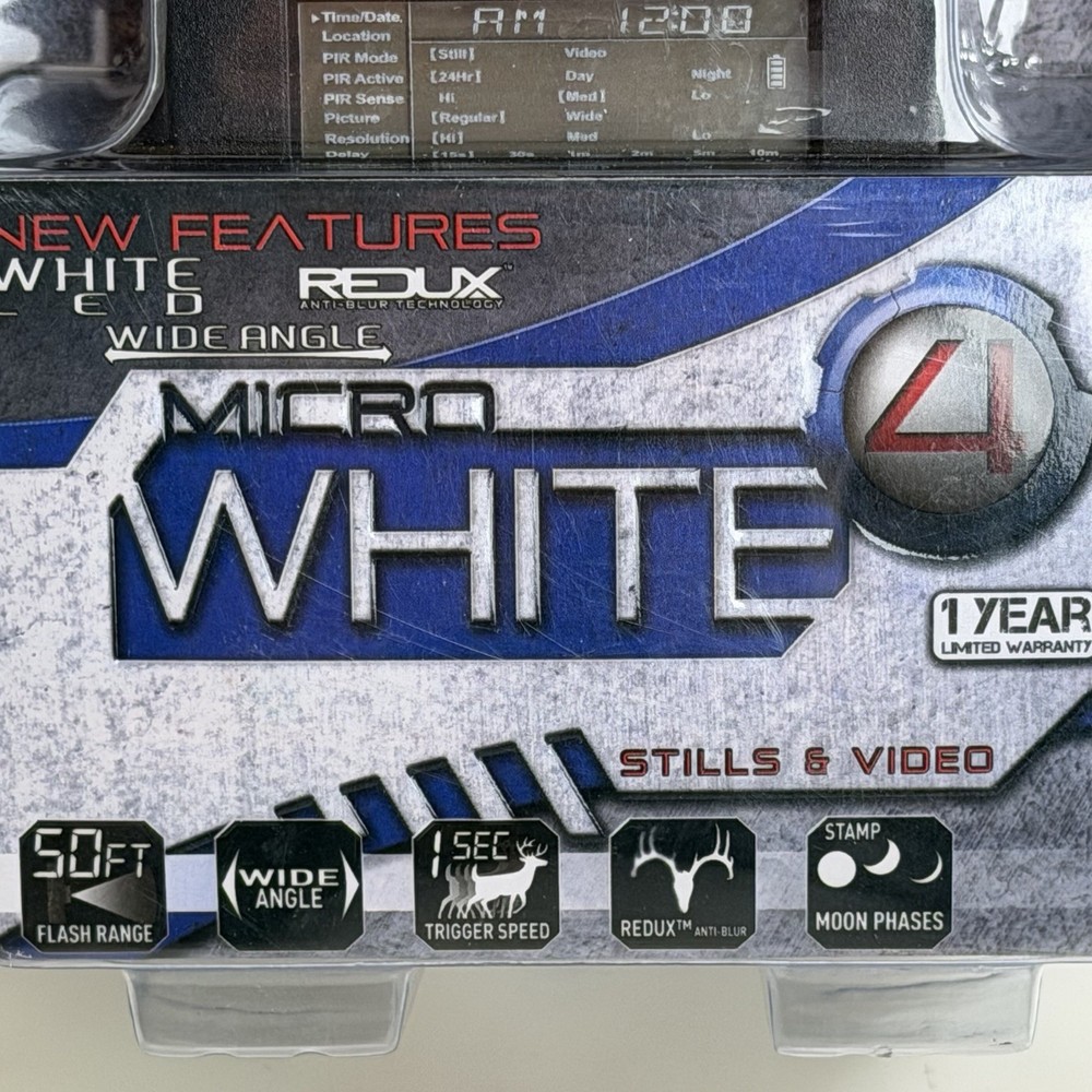 Wildgame Innovations Micro White 4MP Digital Scouting Camera Model W4F