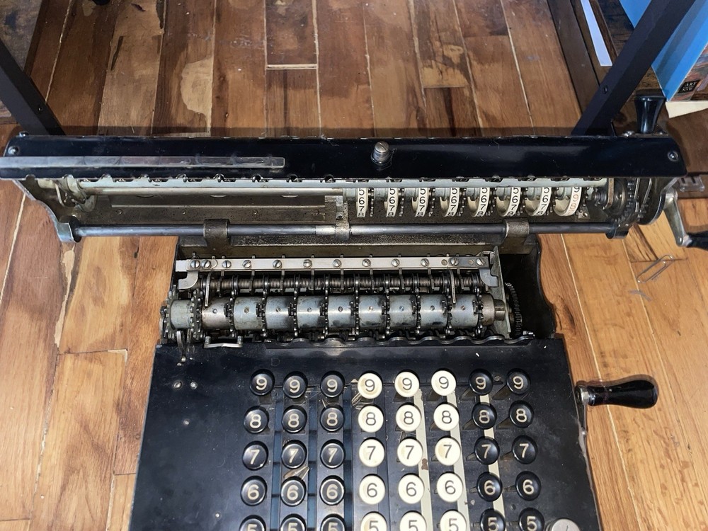Monroe Calculating Machine Company Antique Mechanical Adding Machine E-9677