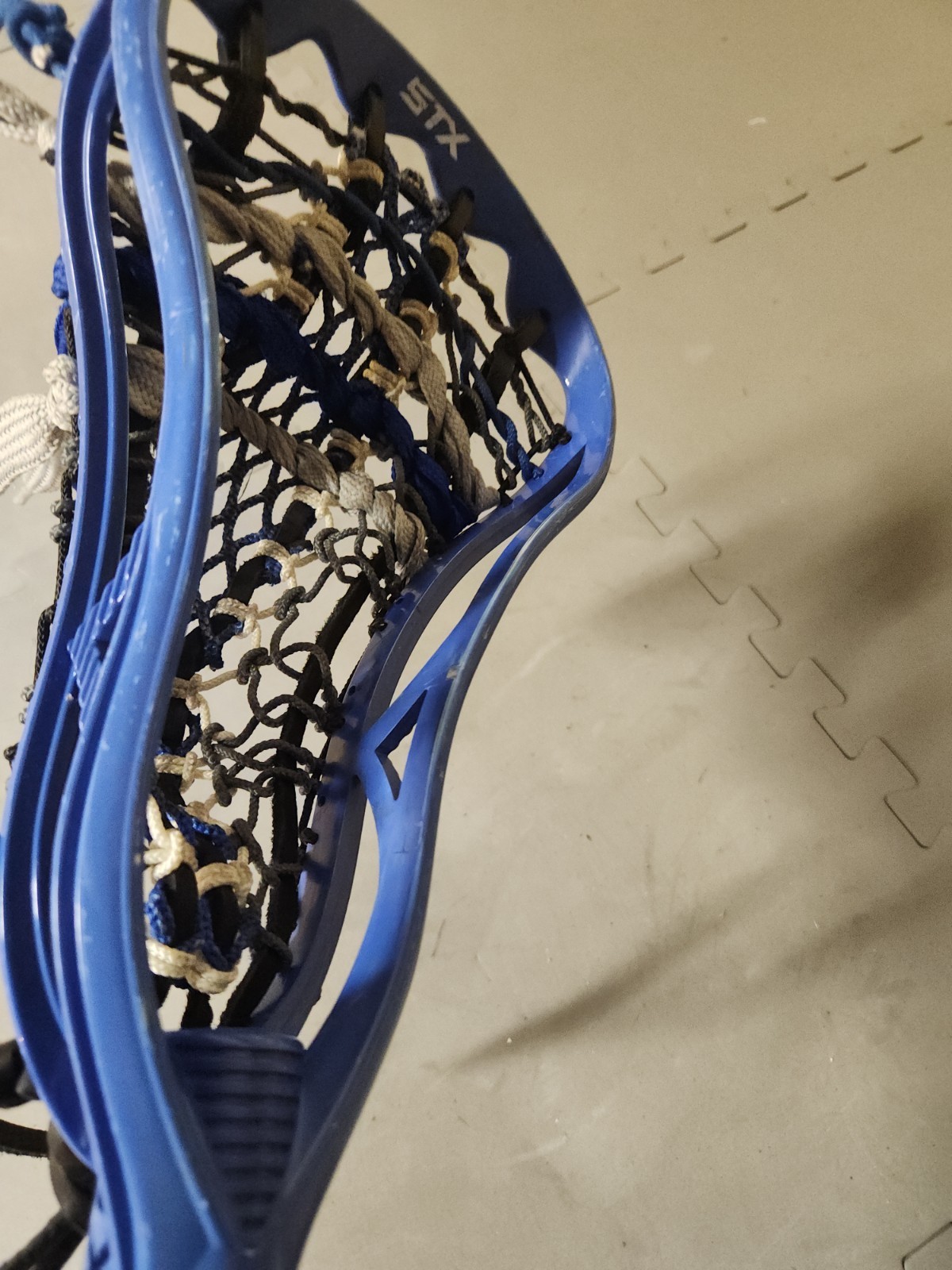 Rare Stx OG K18 Lacrosse Head Excellent Condition On A New Mens 7075 CrankShaft