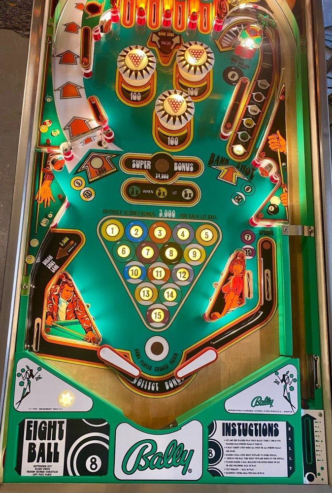 Bally Eight Ball Apron Cards