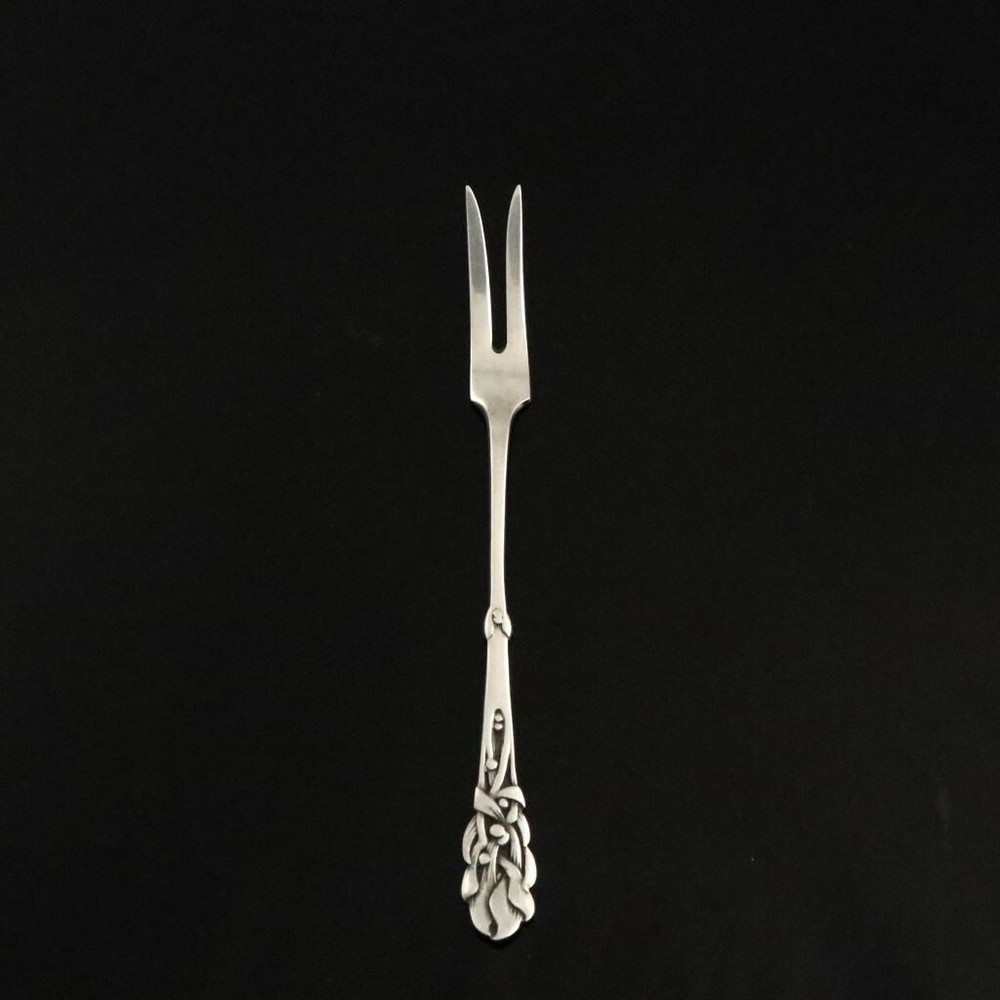 Heimbürger Silver Lemon Fork - Mistletoe / Mistelten