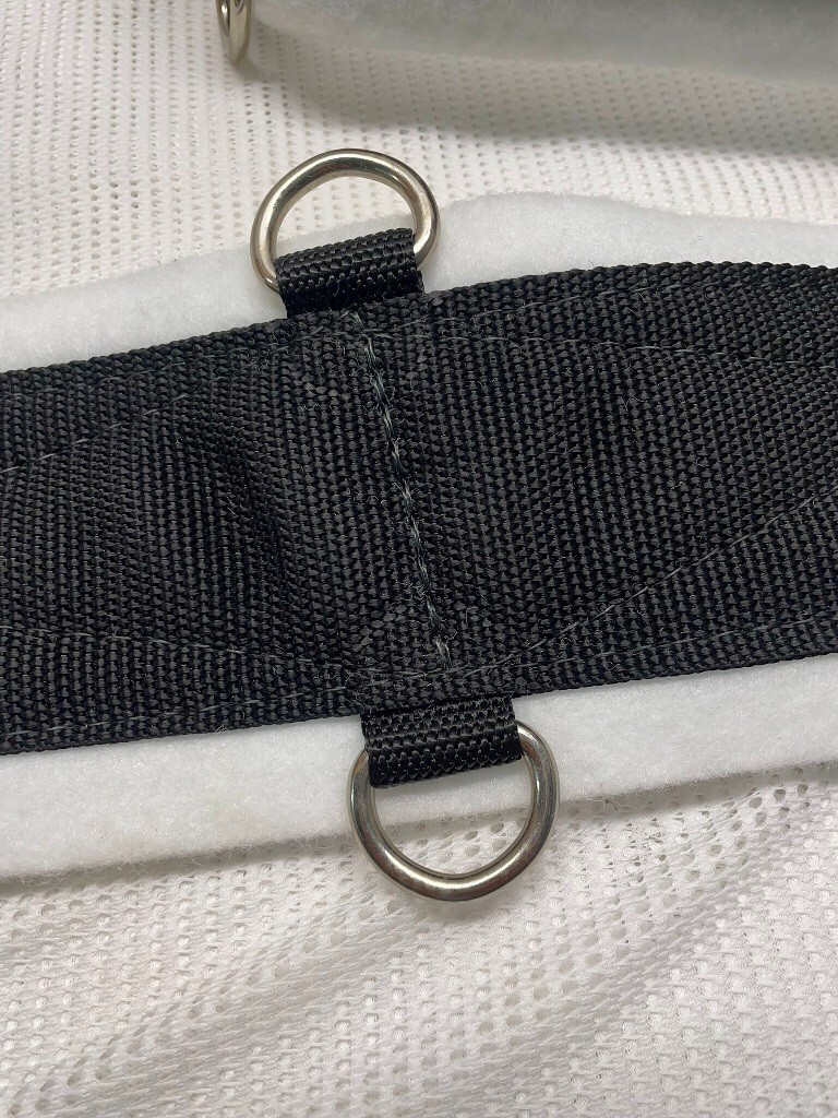 33" Black Nylon Western Cinch, Felt Lined, - New