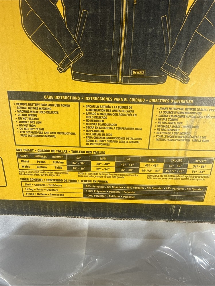 Dewalt Softshell Heated Jacket Kit Dchj060c1-m