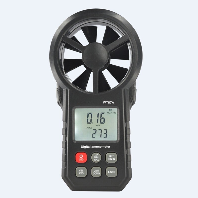 WT87A High Precision Digital Anemometer Thermometer Real-time Anemometer