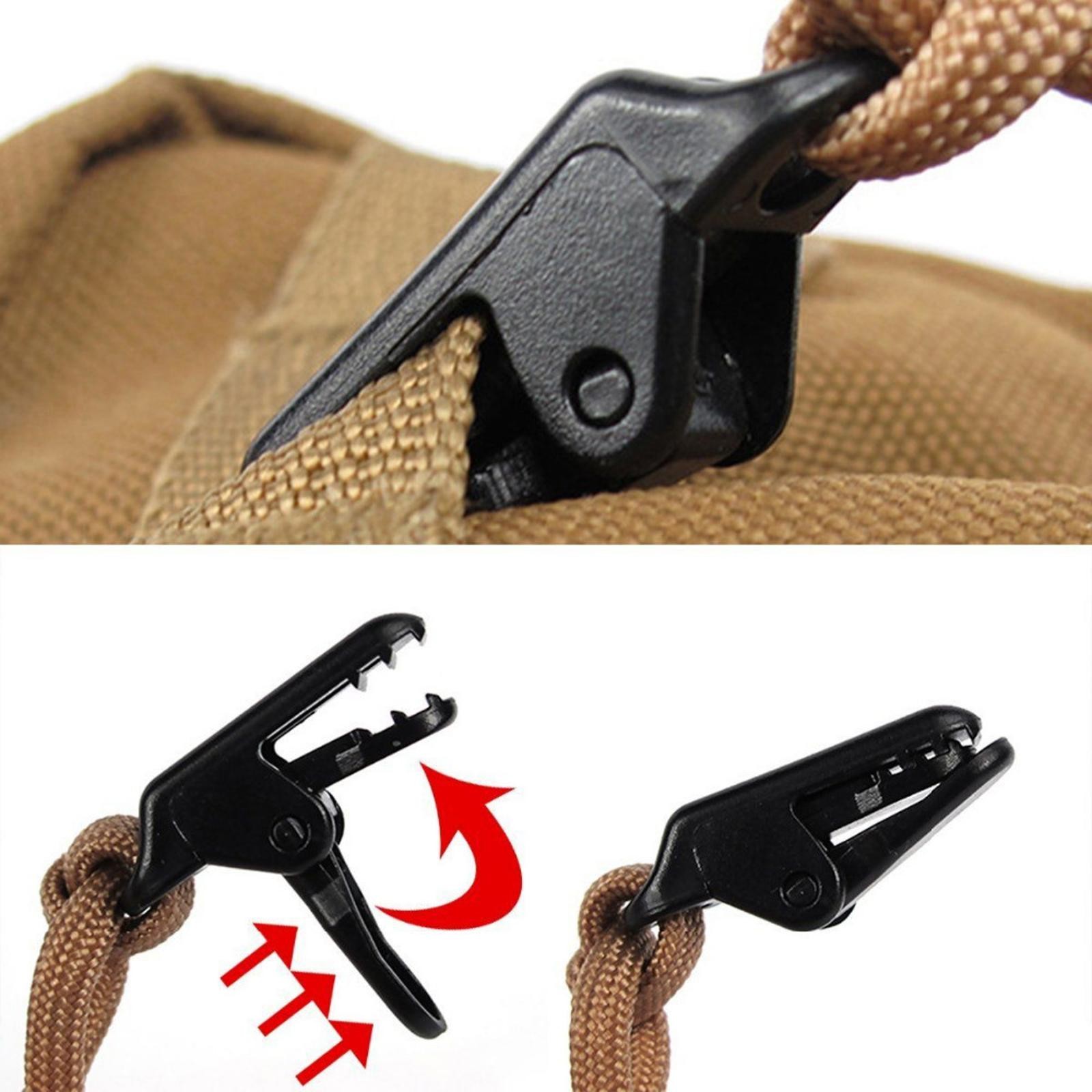 20Pack Outdoor Camping Tent Awning Tarp Alligator Clip Clamp Gripper Fixed Clips
