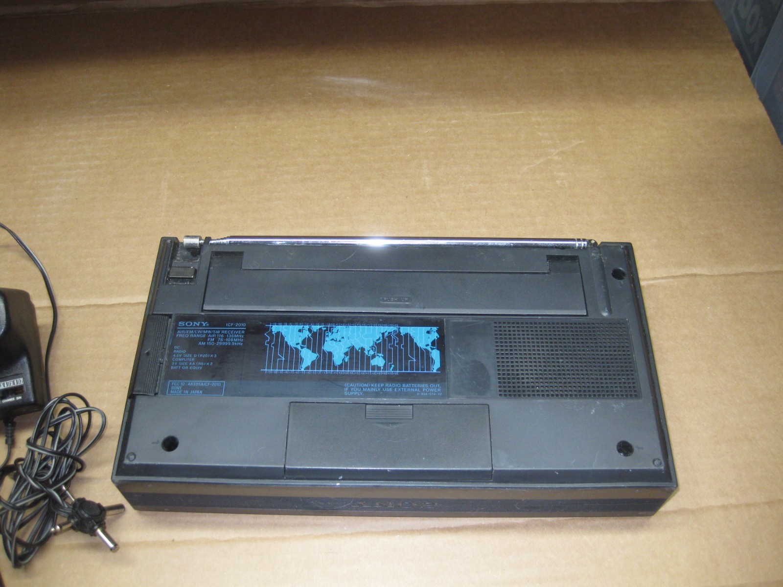 SONY ICF-2010 AIR/FM/LW/MW/SW/PLL Synthesized Receiver Short Wave. Working