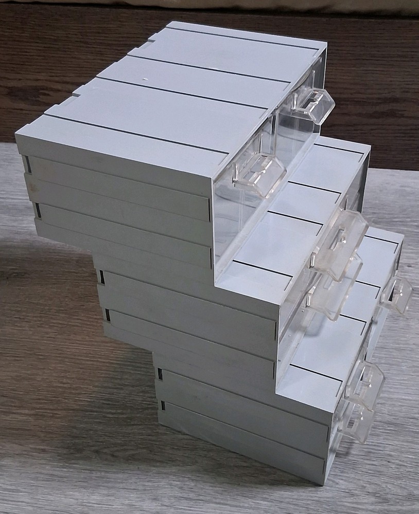 SUKI Modular Electronics Drawer Vintage Germany Rare 8 Drawer System One Missing