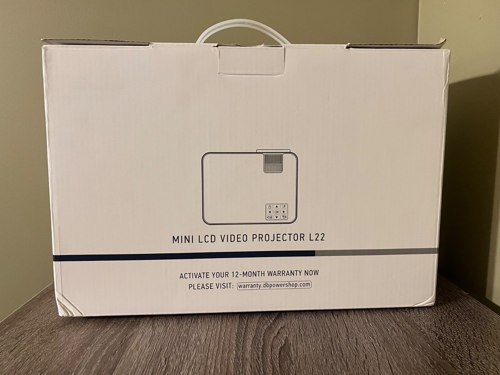 NIB DBPower Mini LCD WiFi Video Projector L22