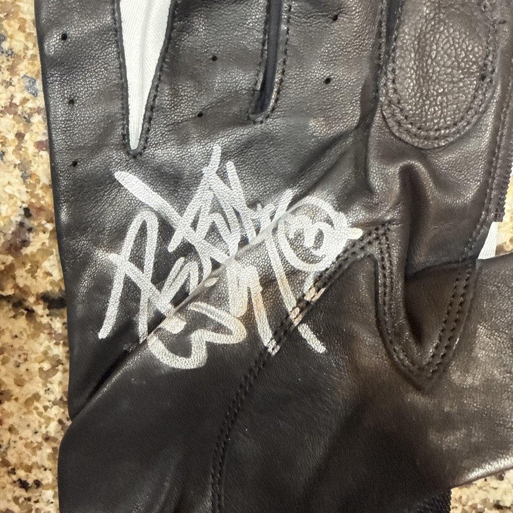 Set Of Peter Criss Ahead Gloves Signed 4 Times
