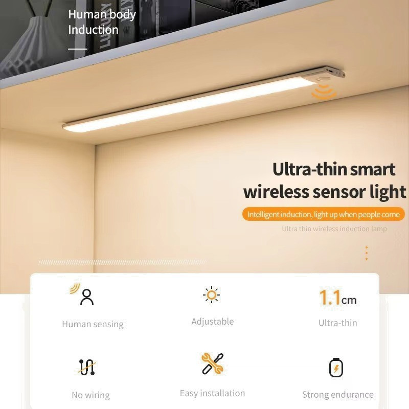 motion sensor LED cabinet light kitchen bedroom light