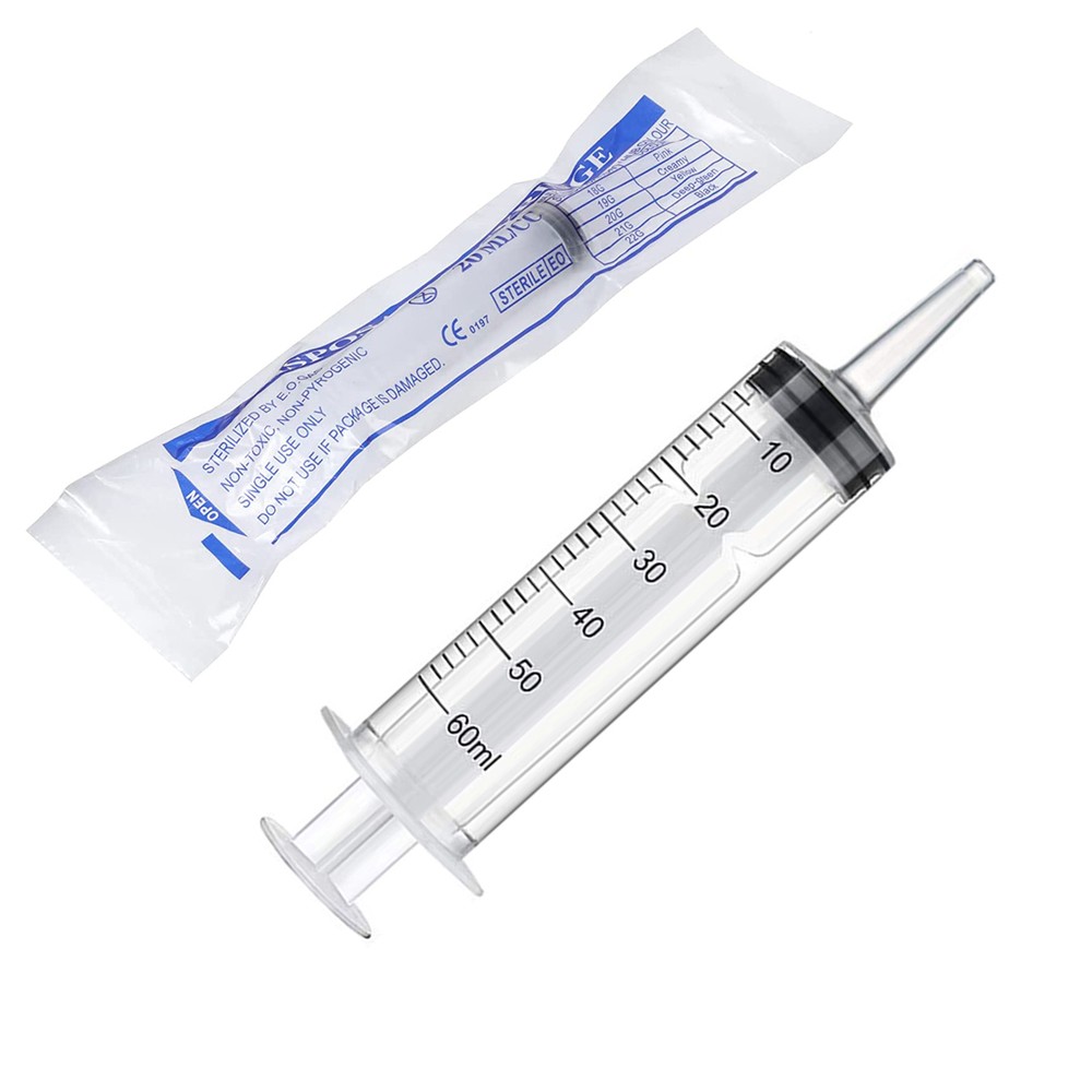 Plastic Syringe Liquid Measuring Syringes for Multiple Uses with Pipette Dropper