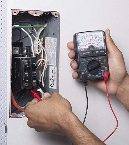 GMT-318 Analog Multimeter, 6 Function, 14 Range, AC / DC Volt, 500V