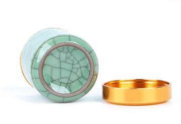 1 PCS The New Mini Celadon Tea Can Has Multi-Function Ceramic Seal Tea Canister