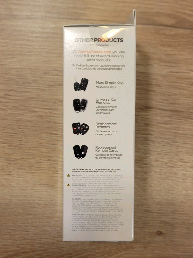 Simple Key, Key Fob and Key Programmer with Interchangeable 3 & 4 Button