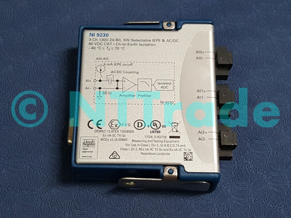 National Instruments NI-9230 cDAQ Sound and Vibration Input Module